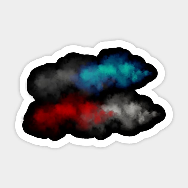 Smoke foggy clouds Sticker by krakenill